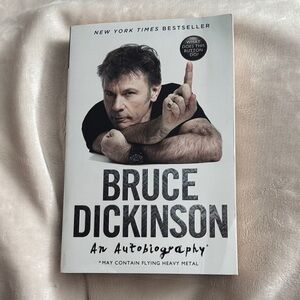 Bruce Dickinson Autobiography Book